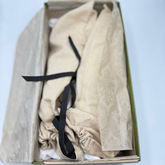 Gucci Double G Marmont Thong Sandals Nappa Charlotte Nero Black Size EU 40 US 10 - Picture 9 of 10